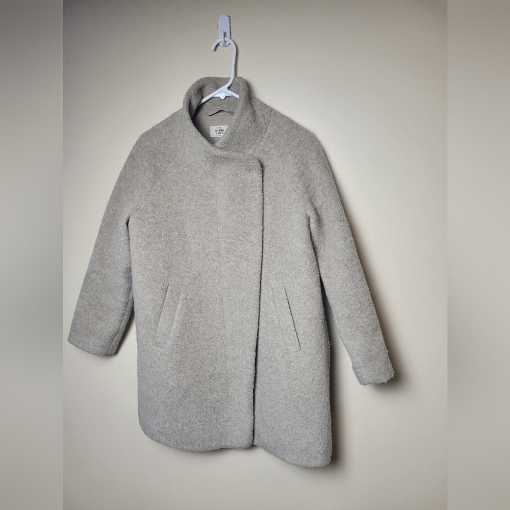 Marine Layer Stephanie Cocoon Coat Zip Up Wool Blend Size Small